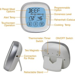 Ψηφιακό Θερμόμετρο Μαγειρικής με Ακίδα -20°C / +300°C