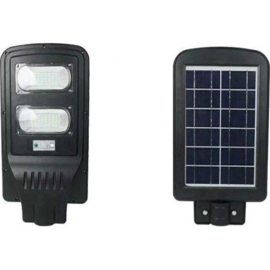 Ηλιακό Φωτιστικό Δρόμου με Ανιχνευτή Κίνησης και Αισθητήρα Φωτός σε Μαύρο Χρώμα JD-1940