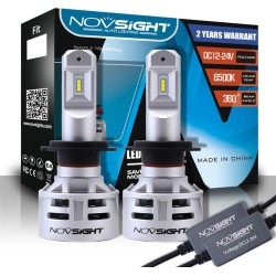 NovSight Λάμπες Αυτοκινήτου H7 LED 6500K Ψυχρό Λευκό 12-24V 60W 2τμχ