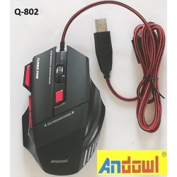 Andowl Q-802 Gaming Ποντίκι Μαύρο