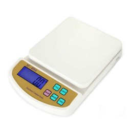 SF-400A Ψηφιακή Ζυγαριά Κουζίνας 1gr/10kg Λευκή