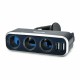 Andowl Φορτιστής Αυτοκινήτου Μπλε με Θύρες: 2xUSB 3xΑναπτήρα Q-JC79