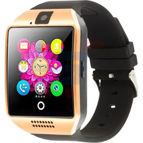 Q18 50mm Smartwatch με SIM (Χρυσό)