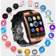 Q18 50mm Smartwatch με SIM (Χρυσό)