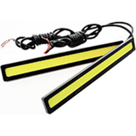 Slim High Power Αδιάβροχα Φώτα Ημέρας Αυτοκινήτου LED Universal 12V 6W 17cm 2τμχ