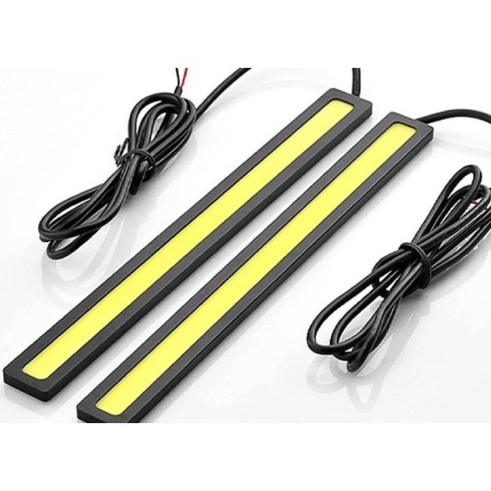 Slim High Power Αδιάβροχα Φώτα Ημέρας Αυτοκινήτου LED Universal 12V 6W 17cm 2τμχ