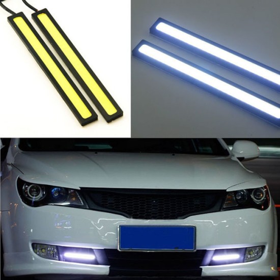 Slim High Power Αδιάβροχα Φώτα Ημέρας Αυτοκινήτου LED Universal 12V 6W 17cm 2τμχ