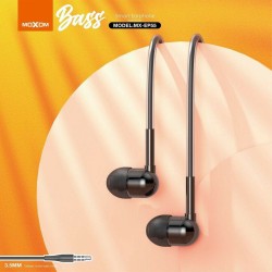 Moxom EP55 In-ear Handsfree με Βύσμα 3.5mm Μαύρο