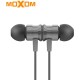 Moxom MX-EP08 In-ear Handsfree με Βύσμα 3.5mm Γκρι