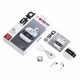 WK SHQ Series VA03 Earbud Bluetooth Handsfree Ακουστικά με Θήκη Φόρτισης Λευκά