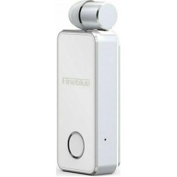 Fineblue F2 Pro In-ear Bluetooth Handsfree Ακουστικό Πέτου Λευκό