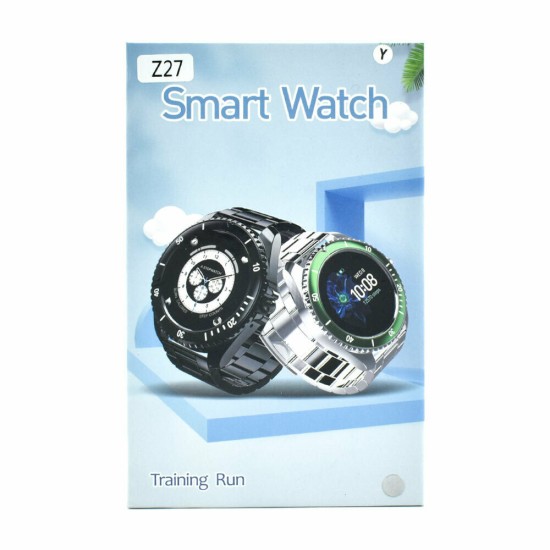 Z27 Smartwatch με Παλμογράφο (Ασημί)