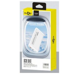 KLGO Kp-33 Power Bank 10000mAh με Θύρα USB-A και Θύρα USB-C Power Delivery Λευκό 50217944