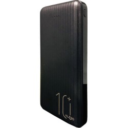 KLGO KP-56 Power Bank 10000mAh με 2 Θύρες USB-A Μαύρο