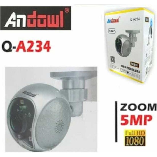 Andowl IP Κάμερα Παρακολούθησης Wi-Fi Full HD+ Γκρι Q-A234 Andowl IP Κάμερα Παρακολούθησης Wi-Fi Full HD+ Γκρι Q-A234