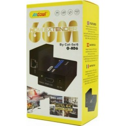 Andowl Μετατροπέας HDMI female σε RJ-45 female (Q-HD6)