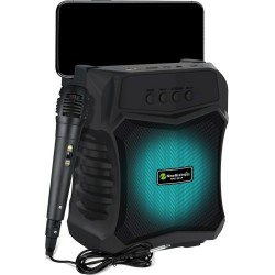 Andowl Σύστημα Karaoke με Ενσύρματo Μικρόφωνo Q-S53 σε Μαύρο Χρώμα