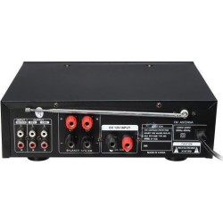 Ενισχυτής με λειτουργία Karaoke BT-266 σε Μαύρο Χρώμα