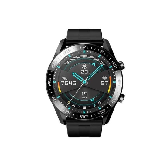 Keshuyou i12 44mm Smartwatch με Παλμογράφο (Μαύρο)