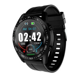 Keshuyou i12 44mm Smartwatch με Παλμογράφο (Μαύρο)