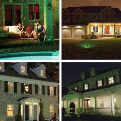 Χριστουγεννιάτικος Προβολέας Laser Ρεύματος Εσωτερικού Χώρου Φως Κήπου