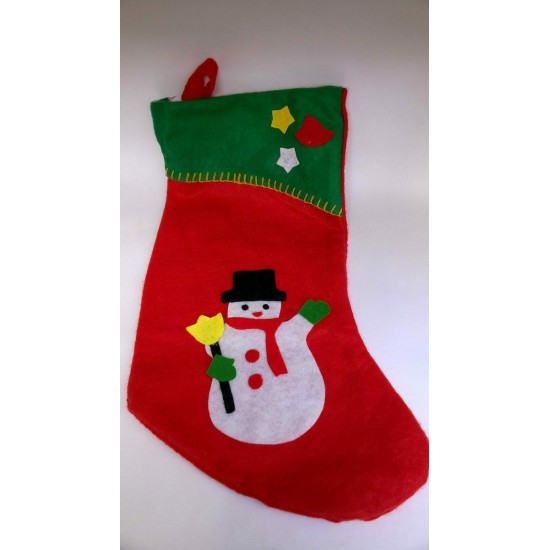 Κάλτσα Χριστουγέννων Χιονάνθρωπος