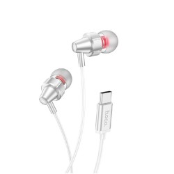 Remax RM-560 In-ear Handsfree με Βύσμα USB-C Λευκό