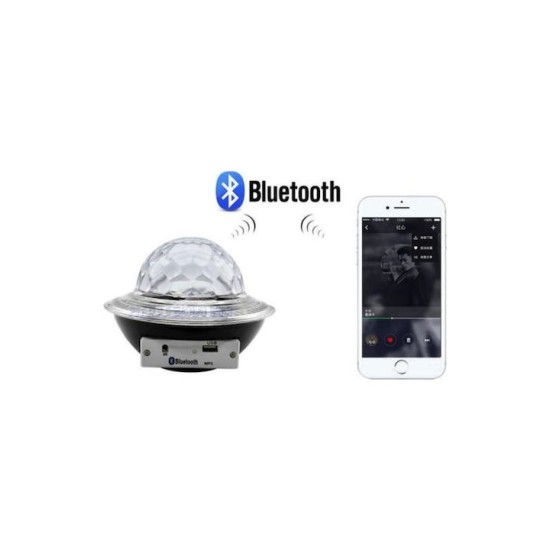 27268 Bluetooth Διακοσμητικό Φωτιστικό με Φωτισμό RGB Party Light LED Bluetooth σε Μαύρο Χρώμα 27268 Bluetooth Διακοσμητικό Φωτιστικό με Φωτισμό RGB Party Light LED Bluetooth σε Μαύρο Χρώμα