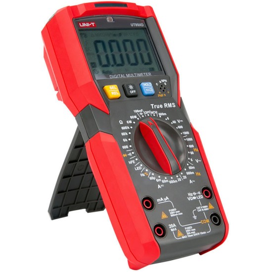 Uni-T UT89XD Ψηφιακό Πολύμετρο True RMS με Μέτρηση AC / DC / Αντίστασης / Χωρητικότητας / Θερμοκρασίας