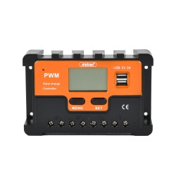 Andowl Ρυθμιστής Φόρτισης PWM 12V 40A Μαύρο/Πορτοκαλί