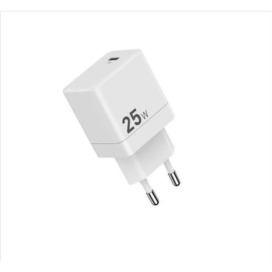 Awei Φορτιστής Χωρίς Καλώδιο με Θύρα USB-C 25W Power Delivery Λευκός (PD-13)