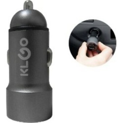 KLGO Φορτιστής Αυτοκινήτου Ασημί TC-03 Συνολικής Έντασης 3.4A με Θύρες: 2xUSB