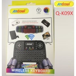 Andowl Q-K09X Ασύρματο Πληκτρολόγιο με Touchpad Αγγλικό US