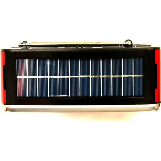 Cmik MK-455UC-BT Retro Επιτραπέζιο Ραδιόφωνο Επαναφορτιζόμενο με USB Κόκκινο