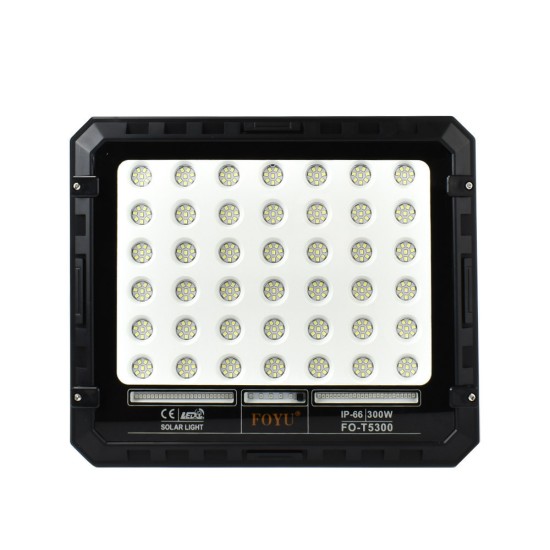 Ηλιακός Προβολέας 336LED 300W IP66 Foyu FO-T5300 - Μαύρο