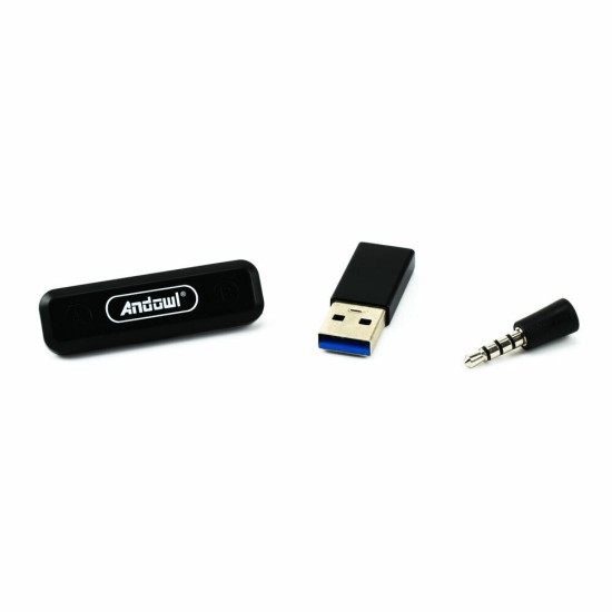Andowl Q-SW455 Bluetooth 5.0 Receiver με θύρα εξόδου USB