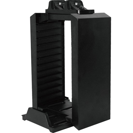Dobe Tower Stand & Twin Charging Docking Station Βάση για Xbox One / PS4 / PS3 / Xbox 360 σε Μαύρο χρώμα