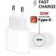 Andowl Φορτιστής Χωρίς Καλώδιο με Θύρα USB-C 20W Λευκός (Q-PD6) Andowl Φορτιστής Χωρίς Καλώδιο με Θύρα USB-C 20W Λευκός (Q-PD6)