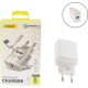 Andowl Φορτιστής με Θύρα USB-A και Καλώδιο USB-C Quick Charge 3.0 Λευκός (Q-W061B) Andowl Φορτιστής με Θύρα USB-A και Καλώδιο USB-C Quick Charge 3.0 Λευκός (Q-W061B)