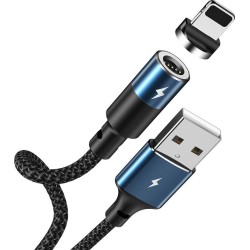 Remax Magnetic USB to Lightning Cable Μπλε 1.2m (Zigie)