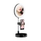 Ring Light Mini G3 16cm 3500-6000K με Επιτραπέζια Βάση Στήριξης και Βάση για Κινητό Black