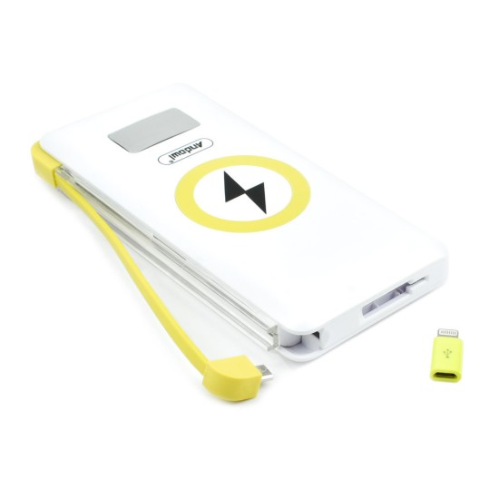 Andowl Power Bank 15000mAh 18W με Θύρα USB-C Λευκό Andowl Power Bank 15000mAh 18W με Θύρα USB-C Λευκό