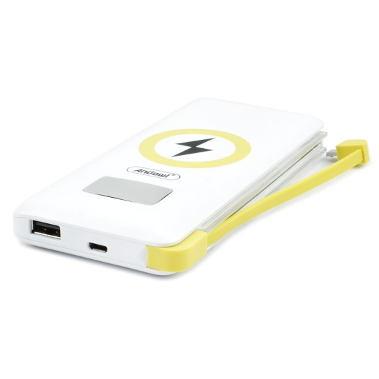 Andowl Power Bank 15000mAh 18W με Θύρα USB-C Λευκό Andowl Power Bank 15000mAh 18W με Θύρα USB-C Λευκό