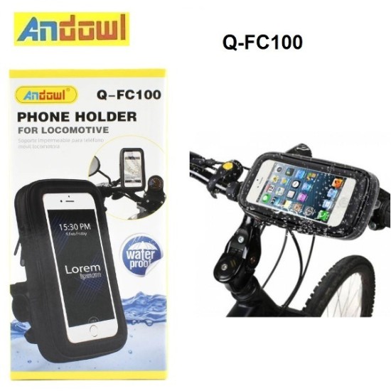 Q-FC100 Andowl Βάση Στήριξης Ποδηλάτου για Κινητό