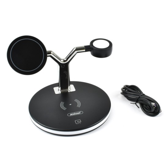 Andowl Ασύρματος Φορτιστής (Qi Pad) 25W Power Delivery / Quick Charge 3.0 Μαύρος (970) Andowl Ασύρματος Φορτιστής (Qi Pad) 25W Power Delivery / Quick Charge 3.0 Μαύρος (970)