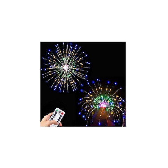 Χριστουγεννιάτικα Λαμπάκια LED Πολύχρωμα 0.5μ x 50εκ Μπαταρίας σε Σειρά με Προγράμματα 210214 vidaXL