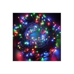 300 LED Χριστουγεννιάτικα Λαμπάκια 28μ Πολύχρωμα με πρόγραμμα