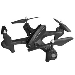 YUCHENG U9 WiFi FPV RC Drone Headless Mode 3D Flip με Light Quadcopter – Μαύρο κάμερα 2MP