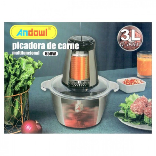Andowl Q-JR842 Πολυκόπτης Multi 650W με Δοχείο 3lt