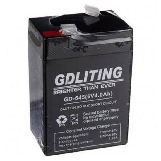 GDLite Μπαταρία Μολύβδου 6V 4.0Ah